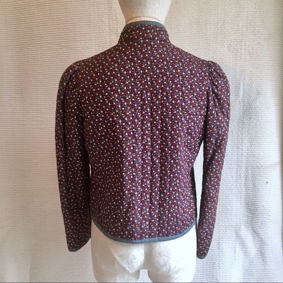 Gunne Sax M Vintage 70s Quilted Prairie Jacket - Picture 4 of 8